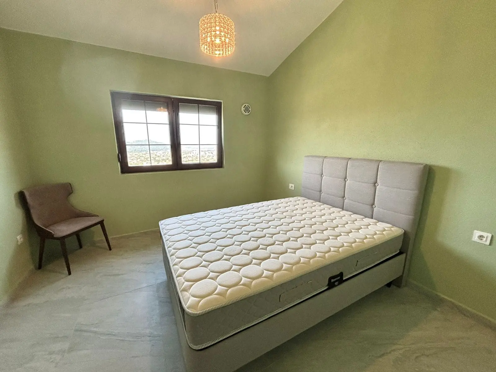 Schlafzimmer mit Ausblick