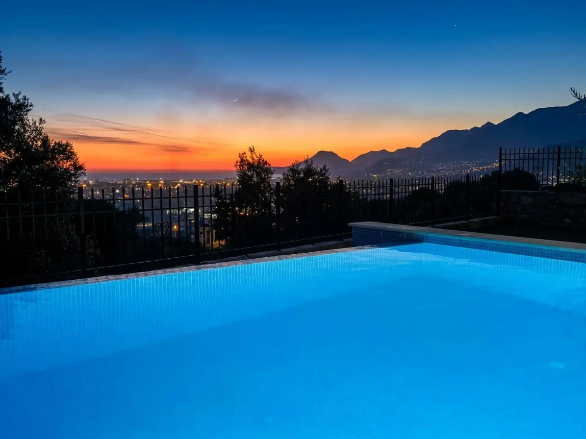 Abendblick auf das Meer